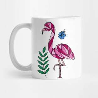 Geometric Flamingo Mug